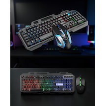 Gaming Klavye Led Aydınlatmalı Mekanik Hisli Uuczzzpg8018klavyeeeee3
