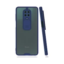 Nettech Xiaomi Redmi Note 9 Uyumlu Platin Kamera Kızaklı Arka
