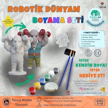 Codlaı Kids Robotik Dünyam 3d Boyama Seti - Çocuklar İçin Eğitici Yaratıcı Oyuncak Boyama Kiti - Güçlü Fil