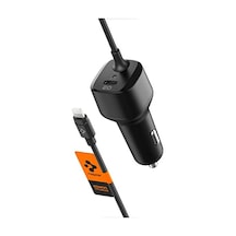 Hızlı Şarj Aleti + Lightning Şarj Kablosu, Araç İçi Kullanım