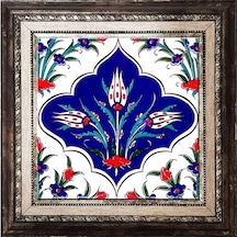Armada Çini 20X20 Cm Ac 45 Kütahya Çinisi Iznik Desenli Çini Pano