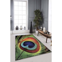 Çok Renkli 3d Üç Boyutlu Kaymaz Tabanlı Dekoratif Halı Rv350n11