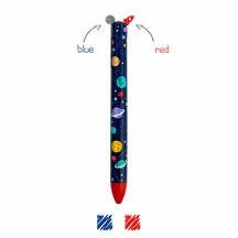 Legami Astronot Kırmızı ve Mavi Iki Renkli Tükenmez K089376