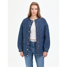 Pierre Cardin Kadın Açık Mavi Ceket Denim 50308552-vr003 Açık Mavi
