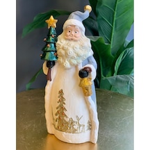 Fenerli Çam Ağaçlı Noel Baba Dekor Hs691-2
