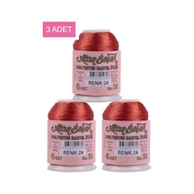 3 Adet Altınbaşak Oya Ve Dantel İpi 20 Gr - Royaleks - No: 024
