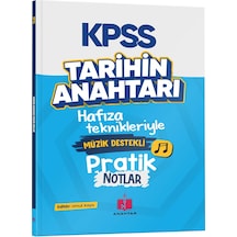 Kpss Tarihin Anahtarı Müzik Destekli Pratik Notlar - Umut Kaya