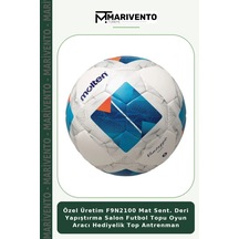 Özel Üretim F9n2100 Mat Sent. Deri Yapıştırma Salon Futbol Topu Oyun Aracı Hediyelik Top Antrenman Çok Renkli