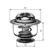 SÜPSAN TH0045-01 SÜPSAN TERMOSTAT HYUNDAİ ACCENT 1.3 - 1.5 12V EN