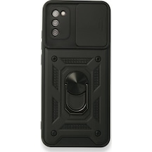 Nettech Samsung Galaxy A02s Uyumlu Kızaklı Panzer Seri Arka