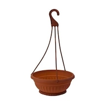 Sy-5735 Kahverengi Askılı Aranjman Saksı Balkon Saksı No 0 Standart