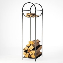 Dekoratif Metal Şömine Odunluk Minimalist