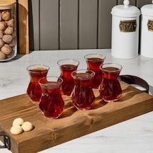 Lavv 6'lı Çay Bardağı - Şeffaf - 165 Ml Renkli