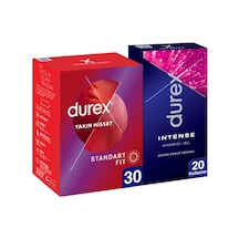 Durex Yakın Hisset İnce Prezervatif 30'lu + Durex Intense Jel 10 ML