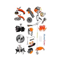 Stilmax St9920s 20hpx Benzinli Yan Tipi Tırpan + 2 Adet Çapa Seti