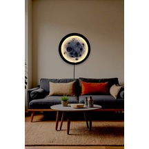 Lunaris Duvar Dekoru -dekoratif Işıklı Ay
