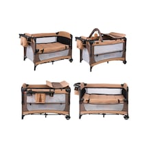 TommyBaby Tedy Anne Yanı Oyun Parkı Beşik 70 x 110 CM