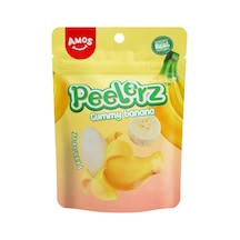 5 Adet Amos Peelerz Gummy Banana Yumuşak Şekerleme 65 G
