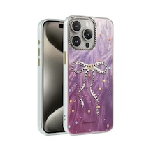 Sh Newface Apple iPhone Uyumlu 15 Pro Max Kılıf Blade Aynalı Desenli Kapak - Desen 1 Najmaddin
