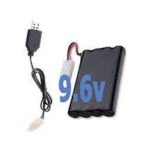 Bataryapil 9.6V 1100Mah Tamiya Soketli Pil ve Usb Şarj  Cihazı