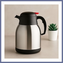Bezos Paslanmaz Çelik Termos 1.5l 304, Çift Contalı - 12 Saat Sıcak / 24 Saat Soğuk Dlra Saat Sıcak / Saat Soğuk