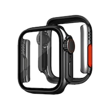Apple Watch 40mm Watch 49mm Kasa Dönüştürücü Ve Ekran Koruyucu - Siyah Açık Mavi