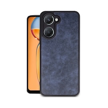 Vivo Y18 Kılıf Aras Deri Kapak - Lacivert -