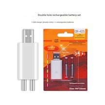 Springsun Cr425 Işıklı Balık Toptuk Pili, Çift Usb Şarj Seti, Gece Balıkçılığı İçin Uzun Süre Çalışır, Hafif Ve Dayanıklı Li-ion Batarya 2 Adet Pil + Çift Şarj Cihazı