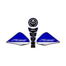 GP Kompozit Yamaha R25 2015-2018 Uyumlu Tank Pad Seti Mavi