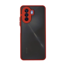 Huawei Nova Y70 Uyumlu Kılıf Montreal Silikon Kapak - Kırmızı