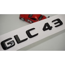 Glc 43 Uyumlu Bagaj Parlak Siyah Abs 3m 3d Yazı Logo