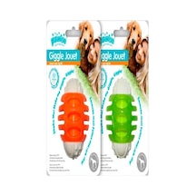 Pawise 8 CM Giggle Jouet Sesli Rugby Topu Köpek Oyuncağı Çok Renkli