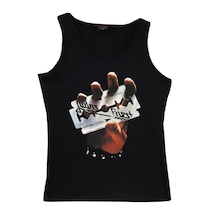 Judas Priest Baskılı Sıfır Kol T-Shirt