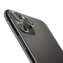 Binano Iphone 11 Pro Max Diamond Kamera Koruyucu Karışık Yeşil