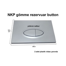 Nkp Gömme Rezervuar Buttonu Düğmesi Nkp Basma Düğmesi