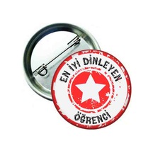 En Iyi Dinleyen Öğrenci Rozeti 20 Adet N11.243 Çok Renkli