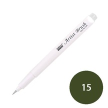 Marvy Artist Brush Fırça Uçlu Kalem 1100-15 Olive Green