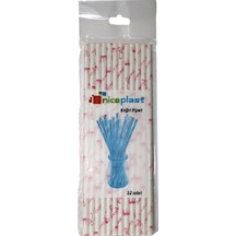 Niceplast Kağıt Pipet 12'Li