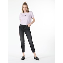 Colin's 891 Maya Slim Fit Normal Bel Daralan Paça Kadın Yırtık Detaylı Gri Jean Pantolon CL1058542_Q1.V1_DN08050