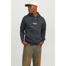 Jack & Jones 12241687 Jorvesterbro Sweat Hood Noos Erkek Hoodie Sweatshirt Forest River