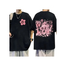 Flood Of Style Sıcak Karol G Grafik Baskı T Erkek Kadın Yüksek Kalite Moda Üst Giyim Büyük Boy Punk K Siyah