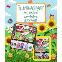 Tox Ilkbahar Keçe Cırtlı Aktivite Sayfası - Çocuk Etkinlik .