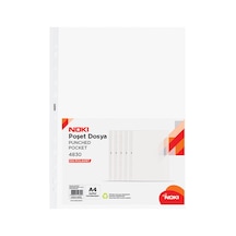 4 Adet Noki Eco Poşet Dosya 100'lu