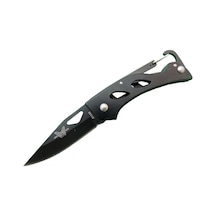 Benchmade A1103b Siyah Kamp Çakı 15 Cm - Kancalı Metal Saplı Çok Renkli