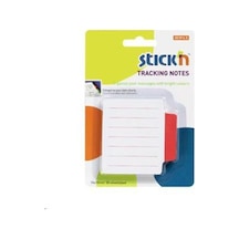 Hopax Stickn 21483 Yapışkanlı Not Kağıdı Çizgili  50 Yaprak 70x70 Mm Kırmızı Beyaz