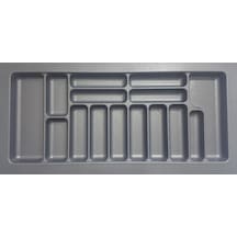 Starax 2292 Çekmece İçi Plastik Kaşıklık Gri Renk 104x49 Cm 15 G