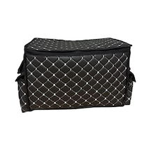 Jeep Grand Cheroke Yeni Deri Lüks Oto Araç Bagaj Toplayıcı Organizer Bagaj Çantası Siyah Beyaz Fs Siyah Beyaz