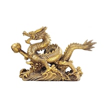 Suntek Çin Feng Shui Ejderha Heykeli Heykel Zenginlik Çekmek,