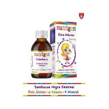 Elderberry Kara Mürver, Beta-glukan, Bal Şurup 200 Ml