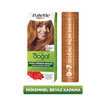 Palette Kalıcı Doğal Renkler Saç Boyası 9 - 7 Doğal Açık Bakır (538845308)